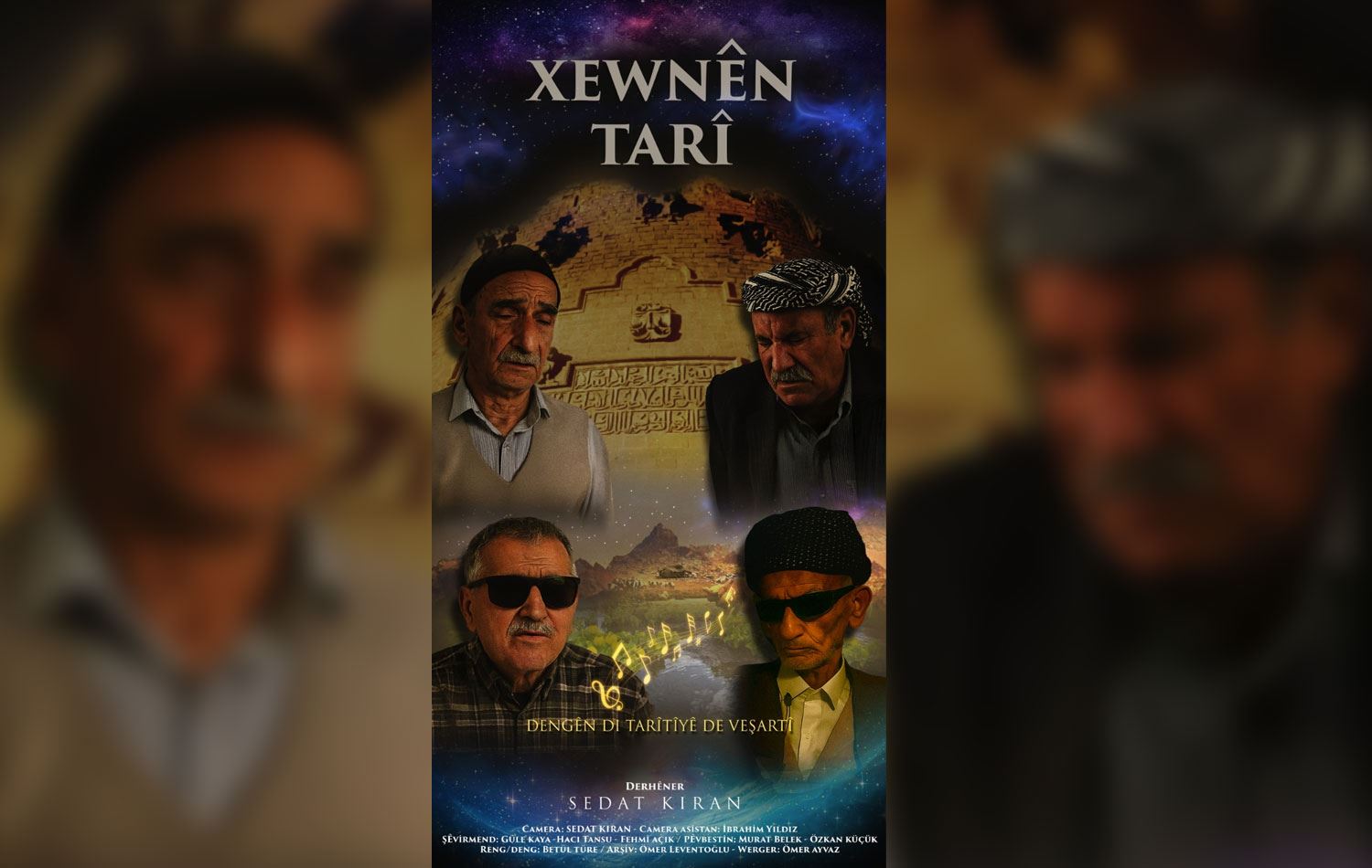 Görme engelli dengbêjlerin dünyası 'Xewnên Tarî’ ile beyazperdede