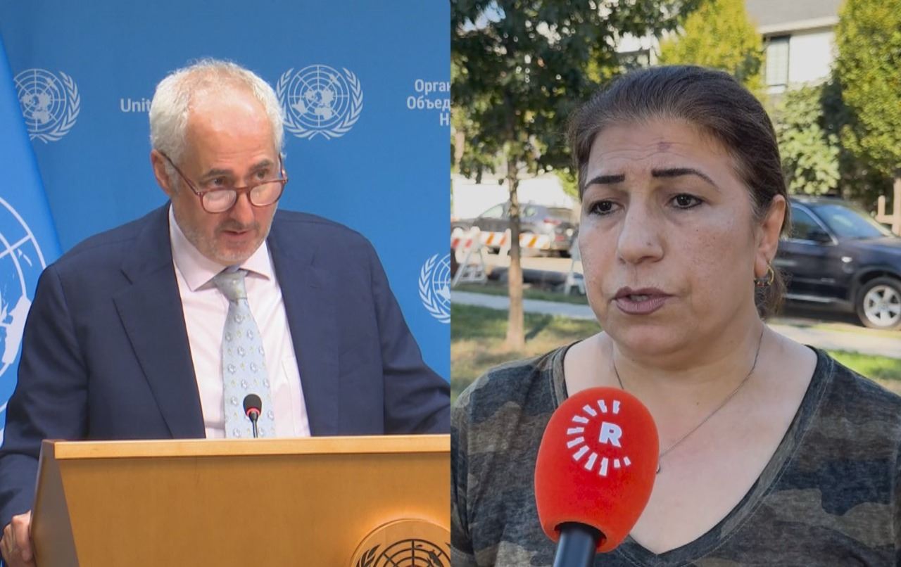 Stefan Dujarric&Rukiya Heso