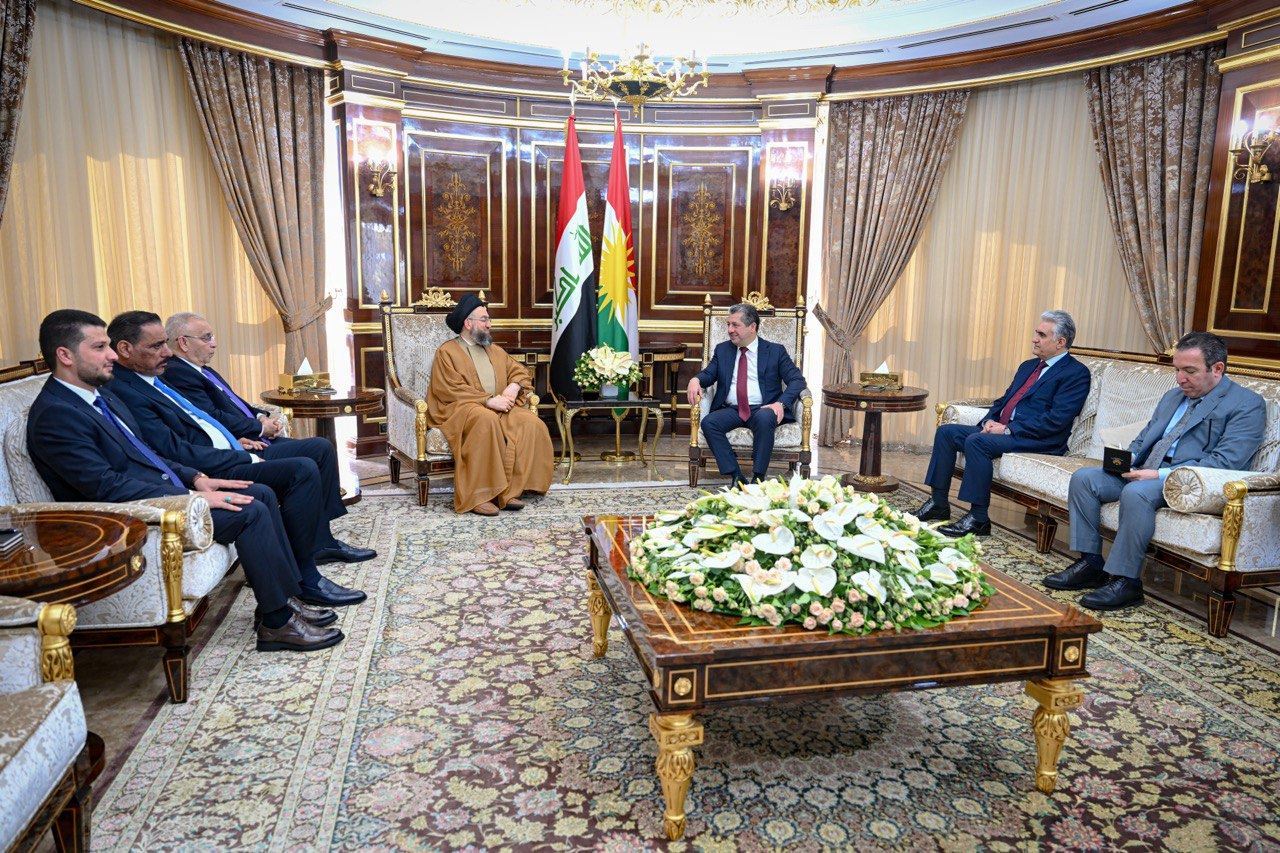Kürdistan Bölgesi Başbakanı Mesrur Barzani, Ulusal Hikme Hareketi lideri Ammar Hakim ile Erbil-Bağdat ilişkilerindeki sorunları ele aldı