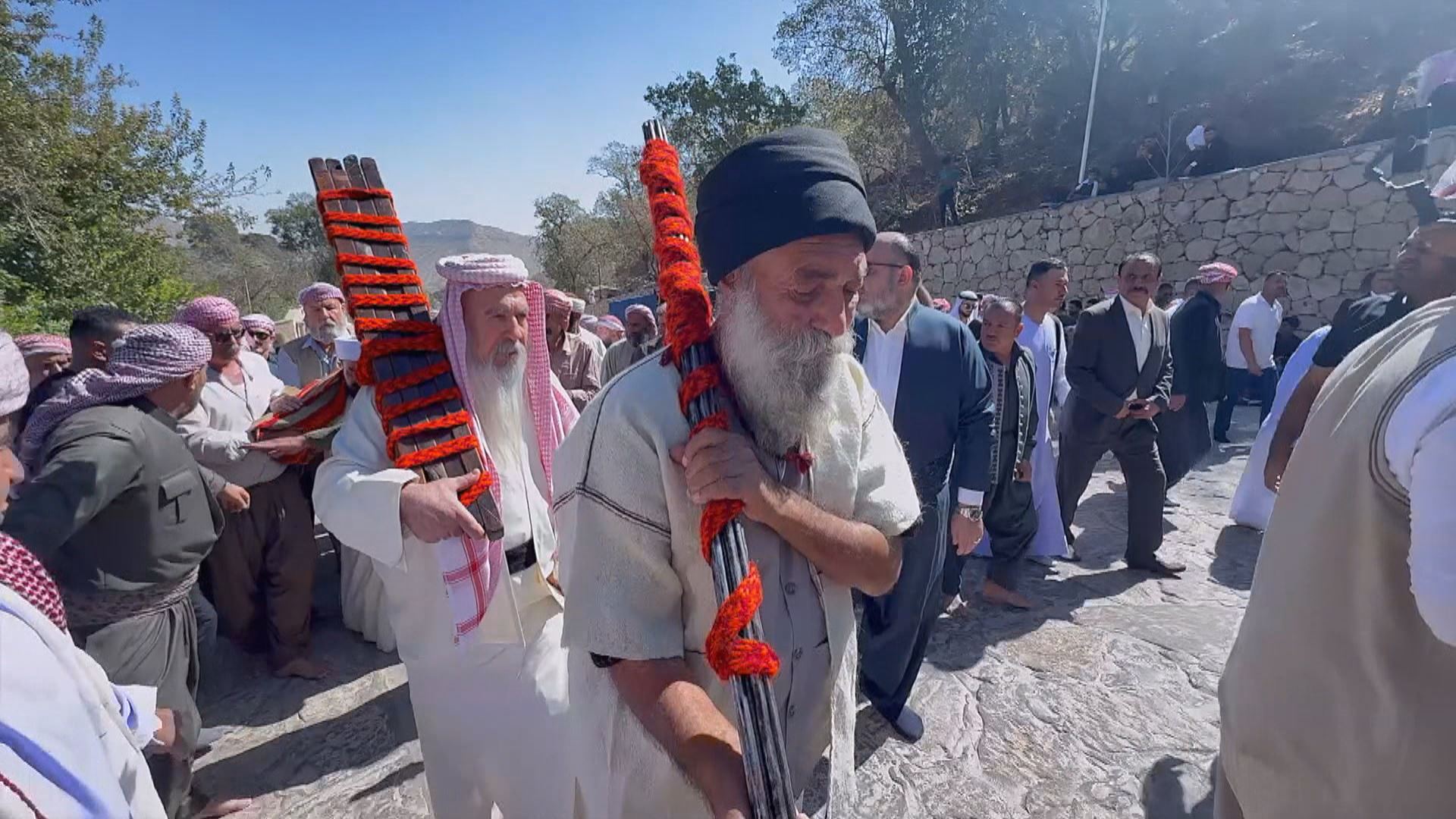 Yazidis gather in Lalish for sacred Jamaya festival