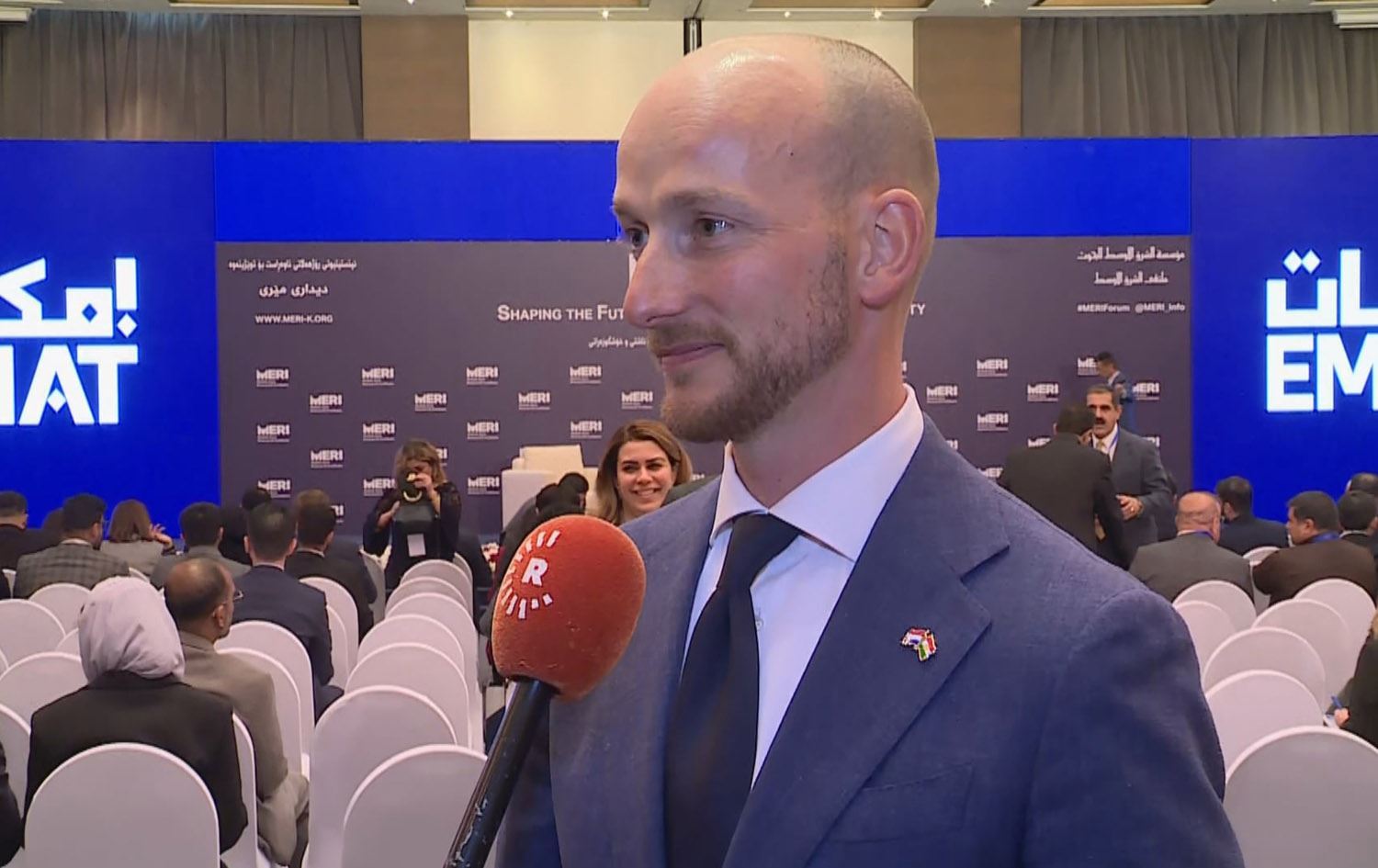 Konsulê Giştî yê Holendayê yê li Herêma Kurdistanê Adrian Ijsselstein / Wêne: Rûdaw