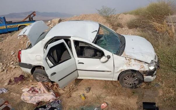 Otomobîla ku qeza kiriye / Wêne: Torên civakî