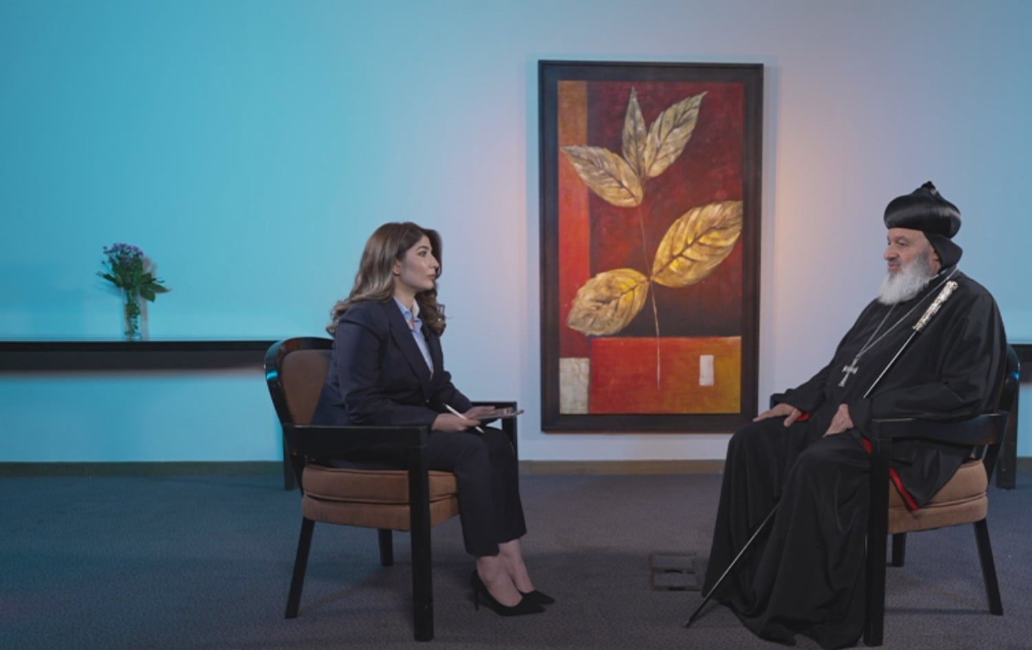 Ignatius Aphrem û Şehyan Tehsîn\ Wêne û Vîdeo: Rûdaw