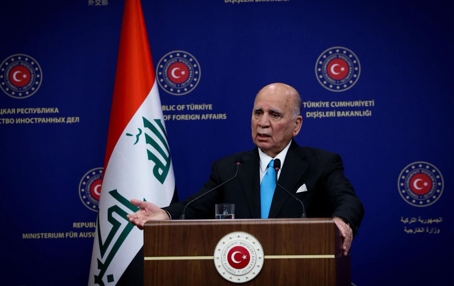 Foto:  Irak Dışişleri Bakanı Fuad Hüseyin/AA