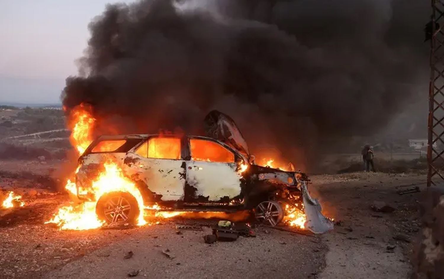 Dîmenekî bombebarana Îsraîlê ya li Libnanê\ Wêne: Reuters