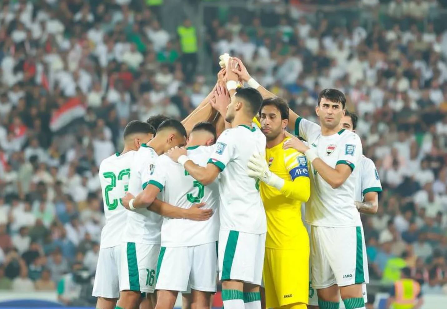 Tîma futbolê ya Îraqê / Wêne: Torên civakî 