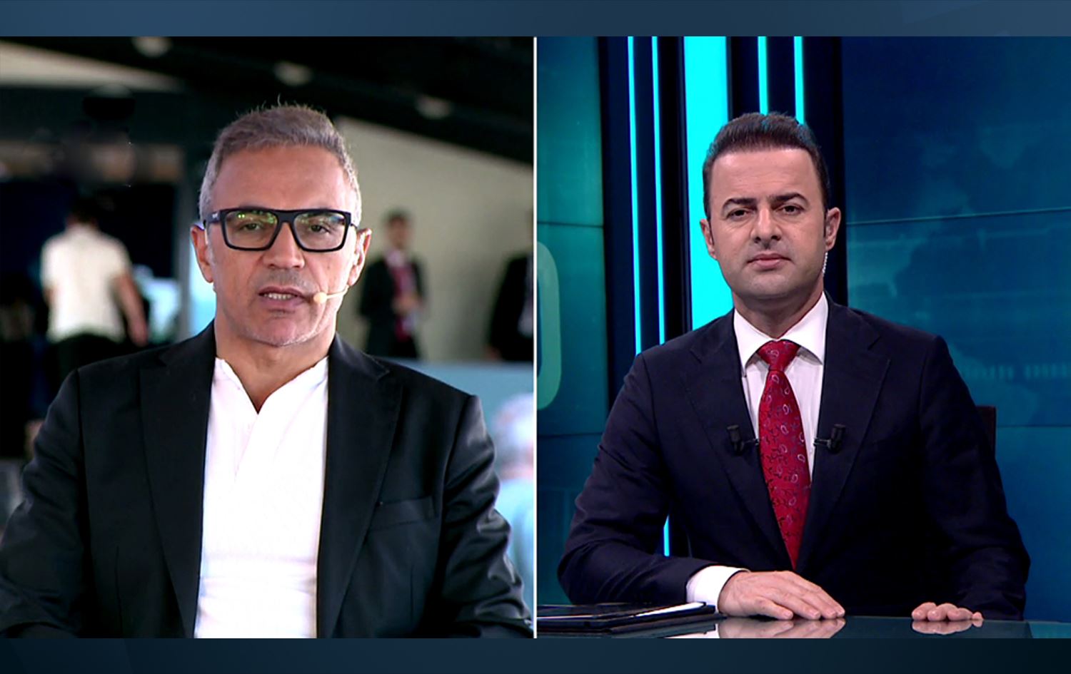 Kazim Oz û Dildar Herlî /Wêne: Rûdaw