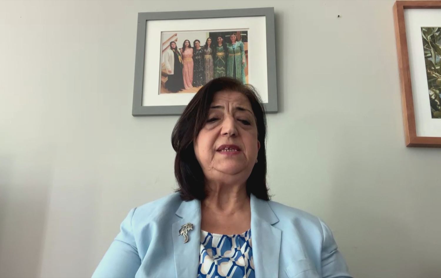 Nûnera MSDyê ya Amerîkayê Sînem Mihemed / Wêne: Ji dîmenan hatiye girtin