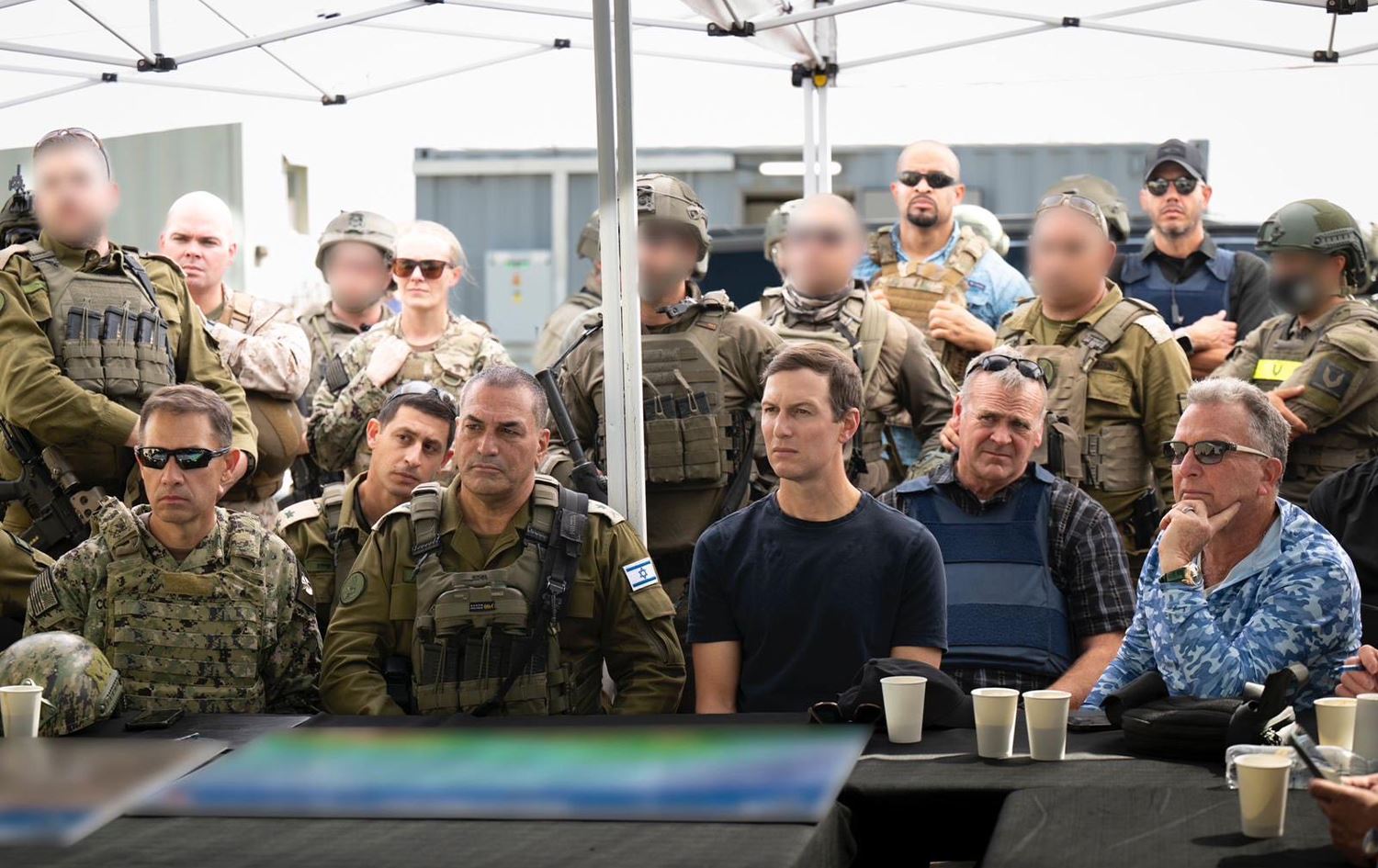 Nûnerê Trump û Fermandarê CENTCOMê çûn Xezeyê /Wêne: Artêşa Îsraîlê