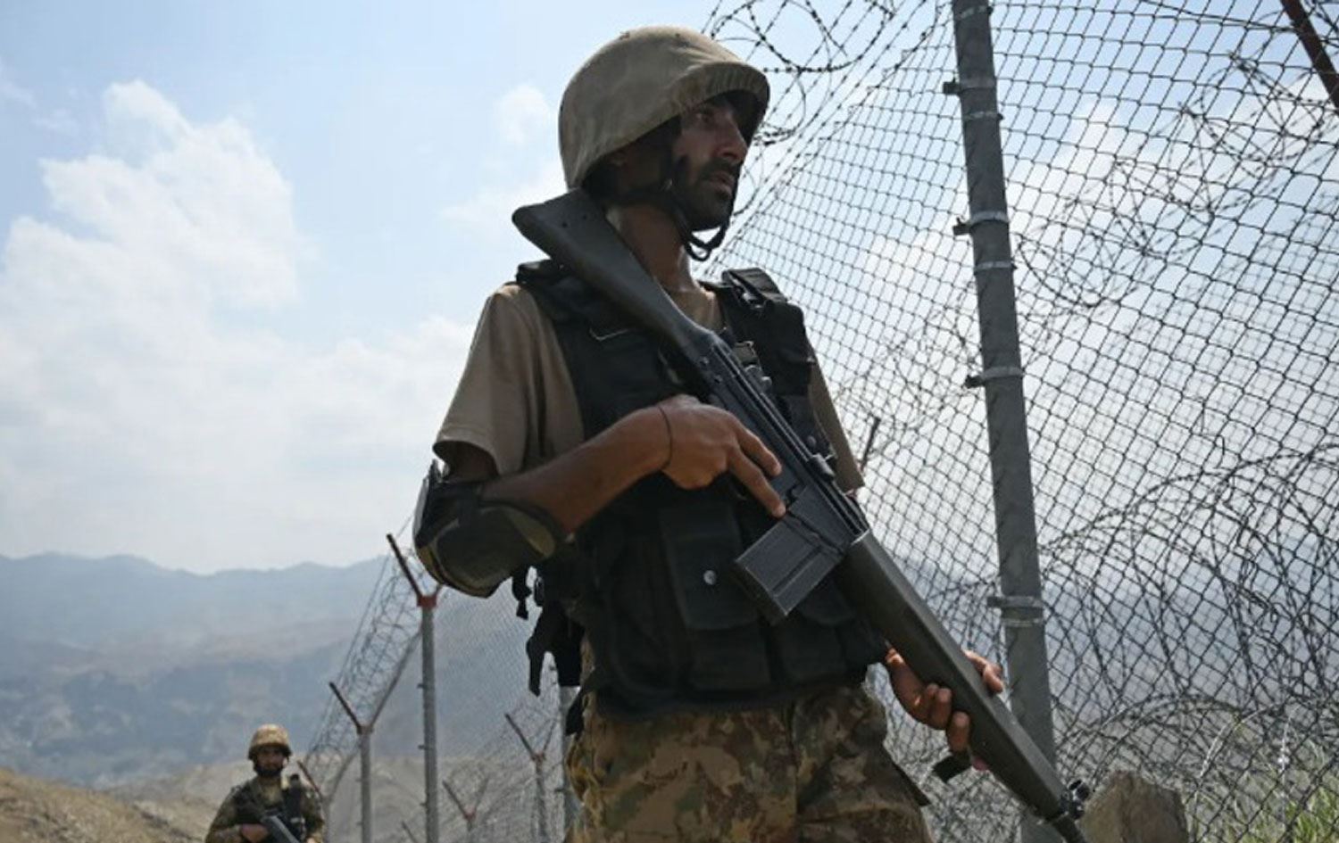 Leşkerên li ser sînorê Efxanistan û Pakistanê / Wêne: Arşîv 