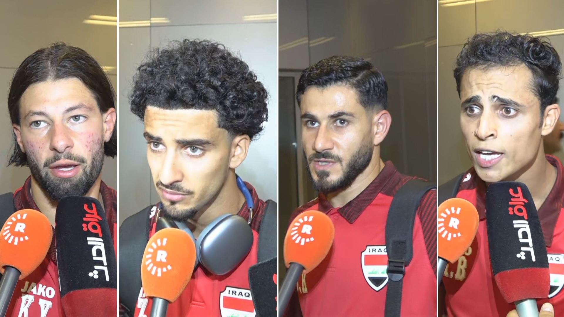 ڤیدیۆ؛ عێراق بردییەوە و ئەستێرەکانی قسە بۆ رووداو سپۆرتس دەکەن