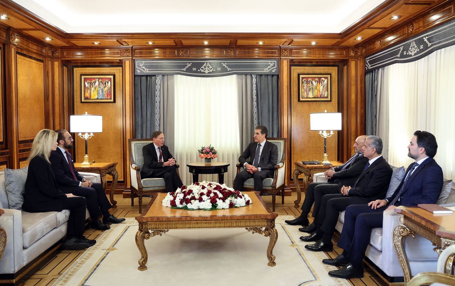 Neçirvan Barzani, eski CIA Başkanı Petraeus ile bölgesel gelişmeleri görüştü
