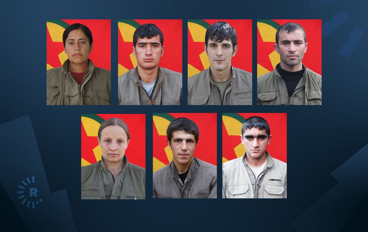 Gerîlayên ku canê xwe ji dest daye / Wêne: HPG - Rûdaw Grafîk