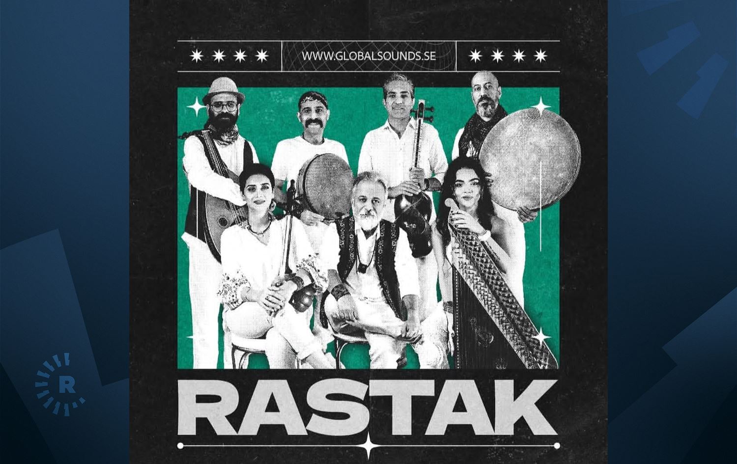 Afîşa konsera Rastakê ya Stockholmê / Wêne: Emran Seyedmohammadi