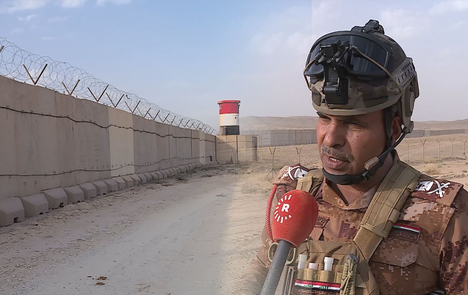 Lêkirina dîwarê li ser sînorê Îraqê yê bi Sûriye û Rojavayê Kurdistanê re berdewam dike