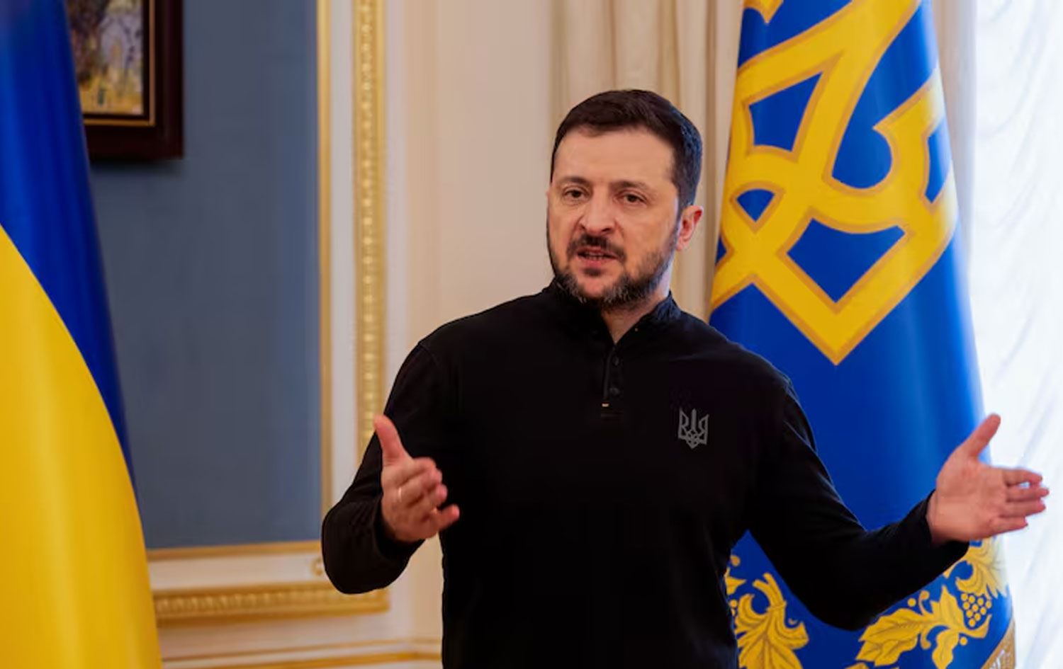 Volodymyr Zelenskyy / Wêne: TETIANA DZHAFAROVA/POOL / POOL/AFP via Getty Images