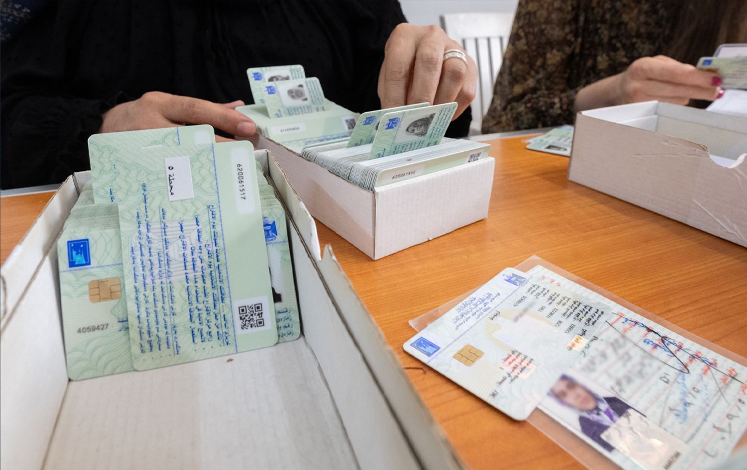 دهۆک زۆرترین و نەجەف کەمترین کارتی بایۆمەتریی وەرگرتووەتەوە