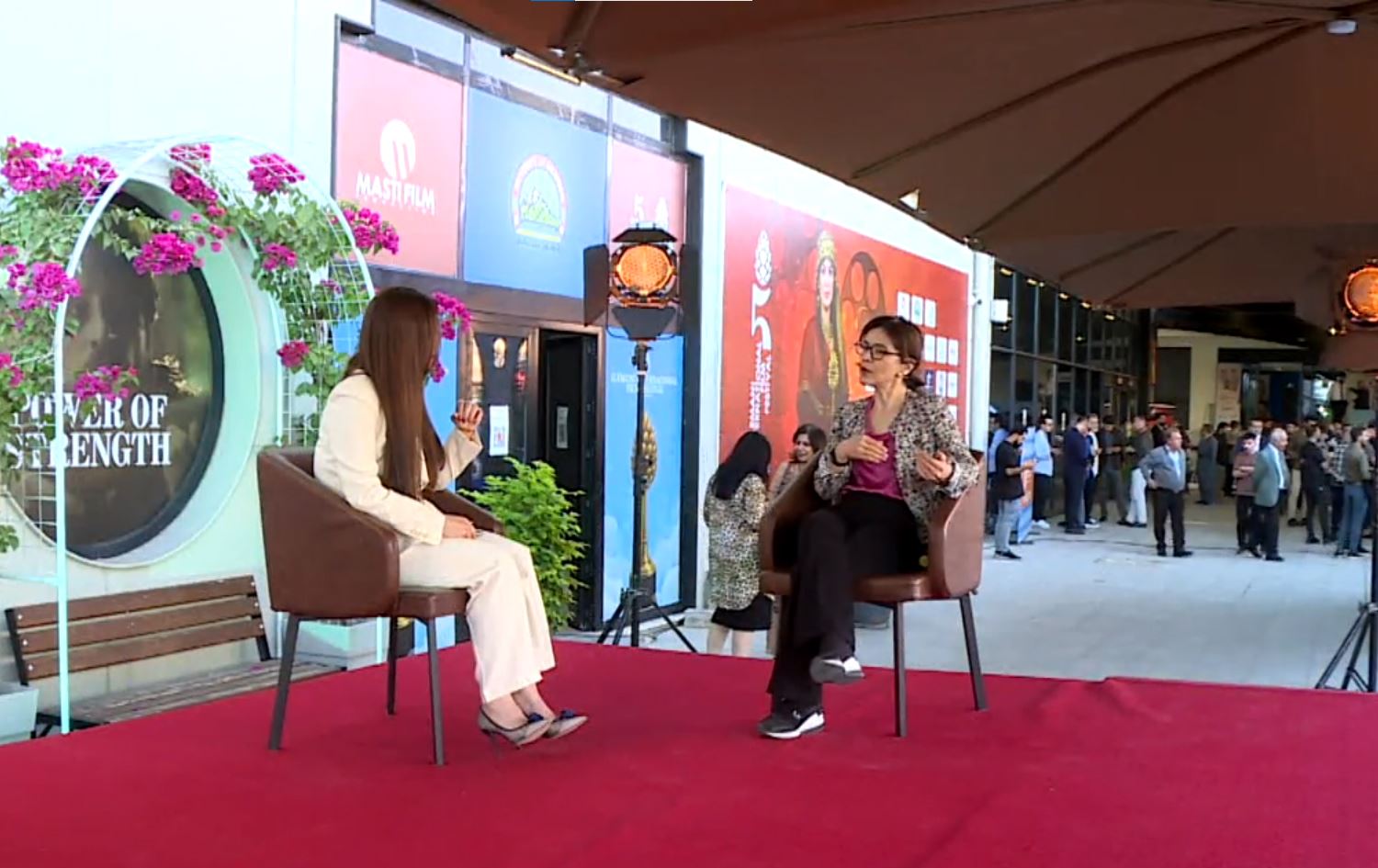 Ayşe Polat bû mêvana Rûdawê / Wêne: Ji ber dîmenan