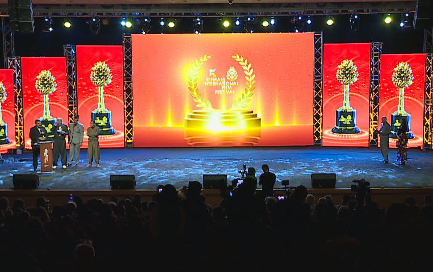 The Fifth Slemani International Film Festival concluding on October 16, 2025. Photo: screengrab/Rudaw