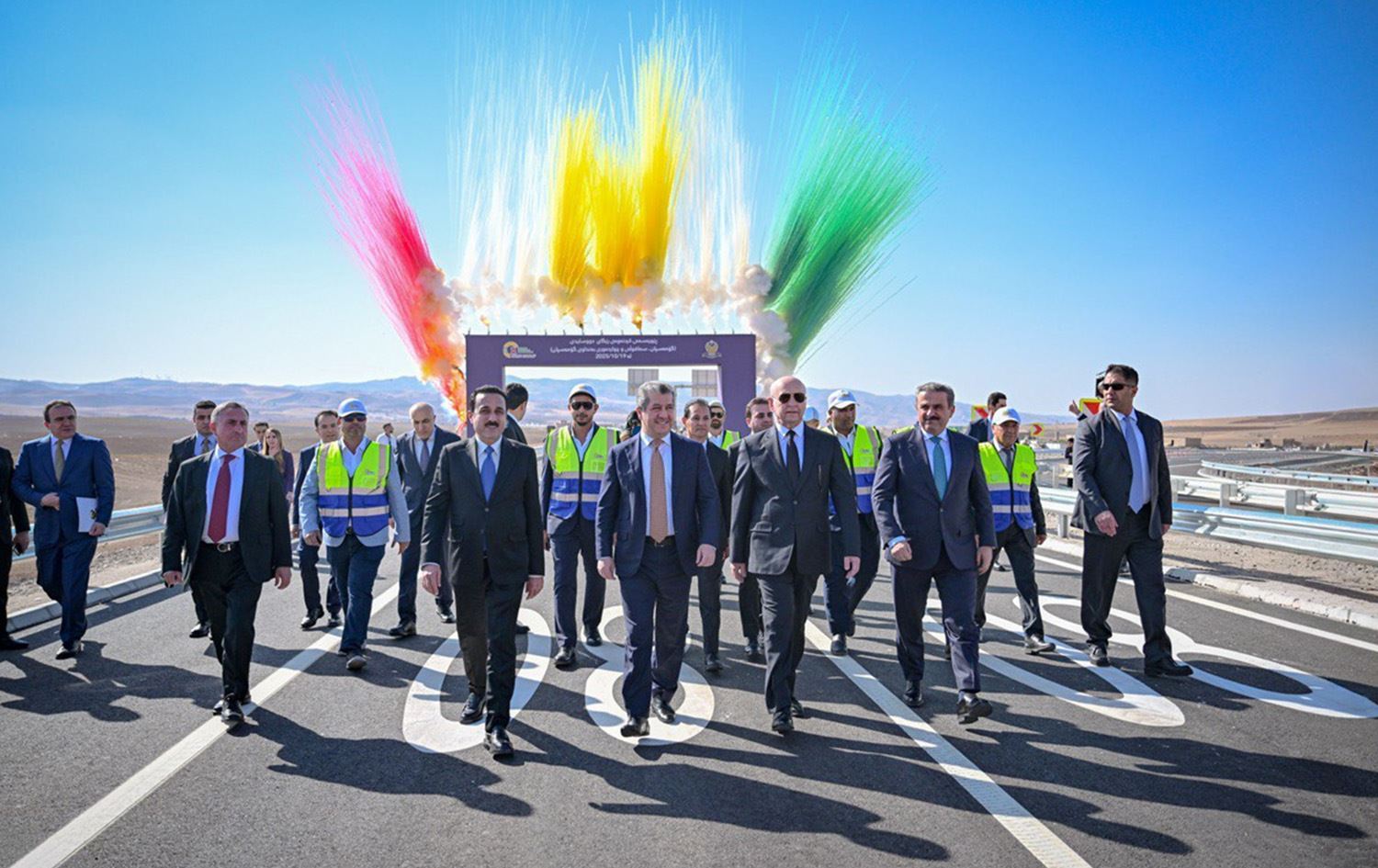 Başbakan Mesrur Barzani yeni bir projenin açılışını gerçekleştirdi