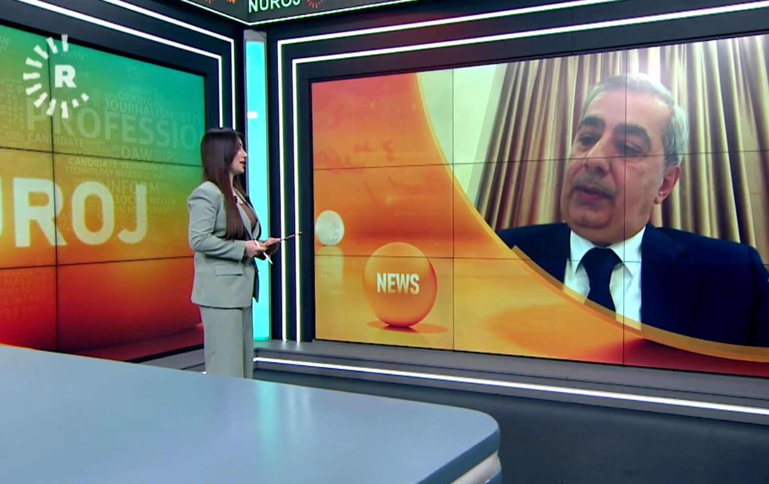 Otarî Nadiryan bû mêhvanê Rûdawê / Wêne û Vîdeo: Rûdaw