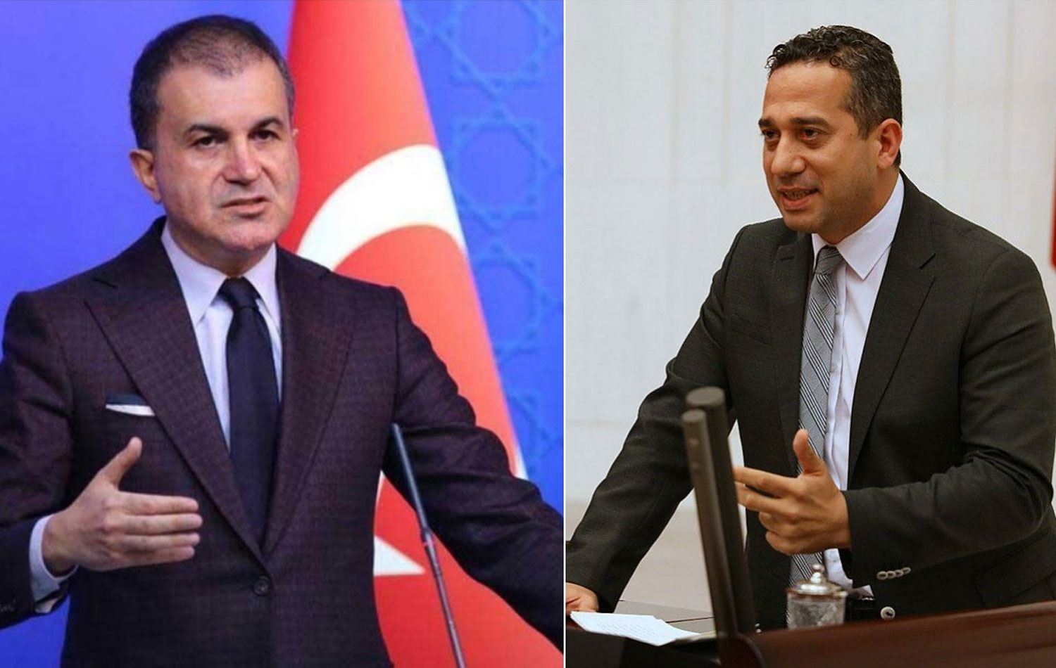 Ömer Çelik (solda) ve Ali Mahir Başarır  / Foto: Arşiv