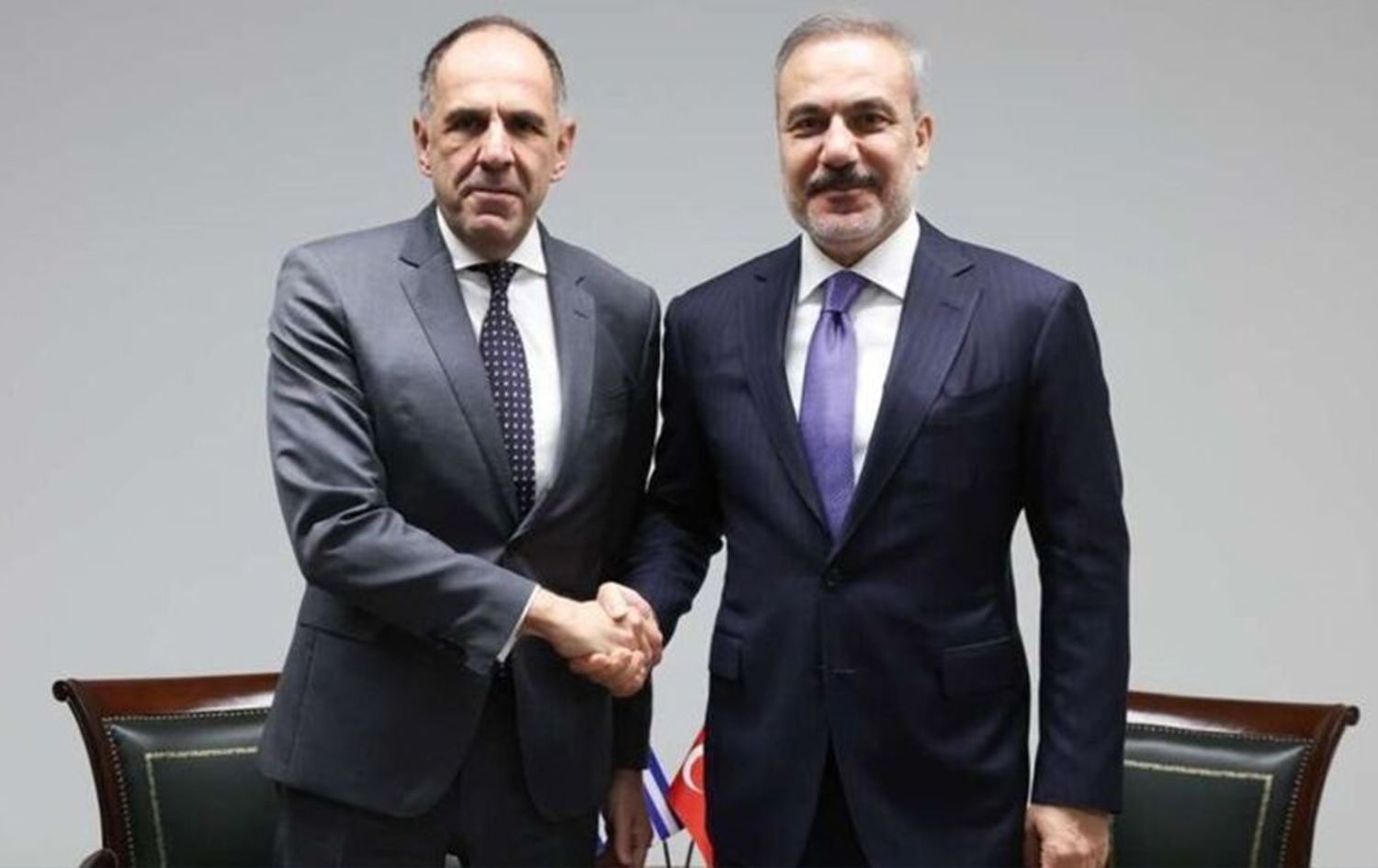 Bakan Fidan, Yunan mevkidaşı Gerapetritis ile Lüksemburg’da bir araya geldi