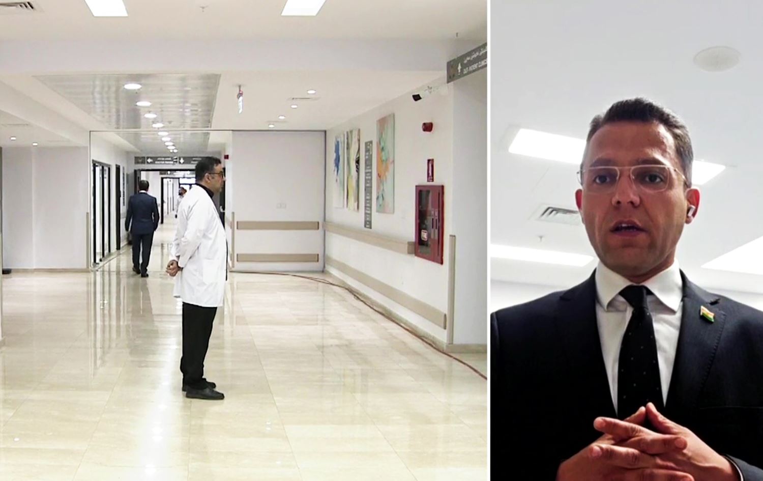 بەڕێوەبەری نەخۆشخانە نوێیەکەی ئامێدی: هەموو کارمەندەکانمان گرێبەستن