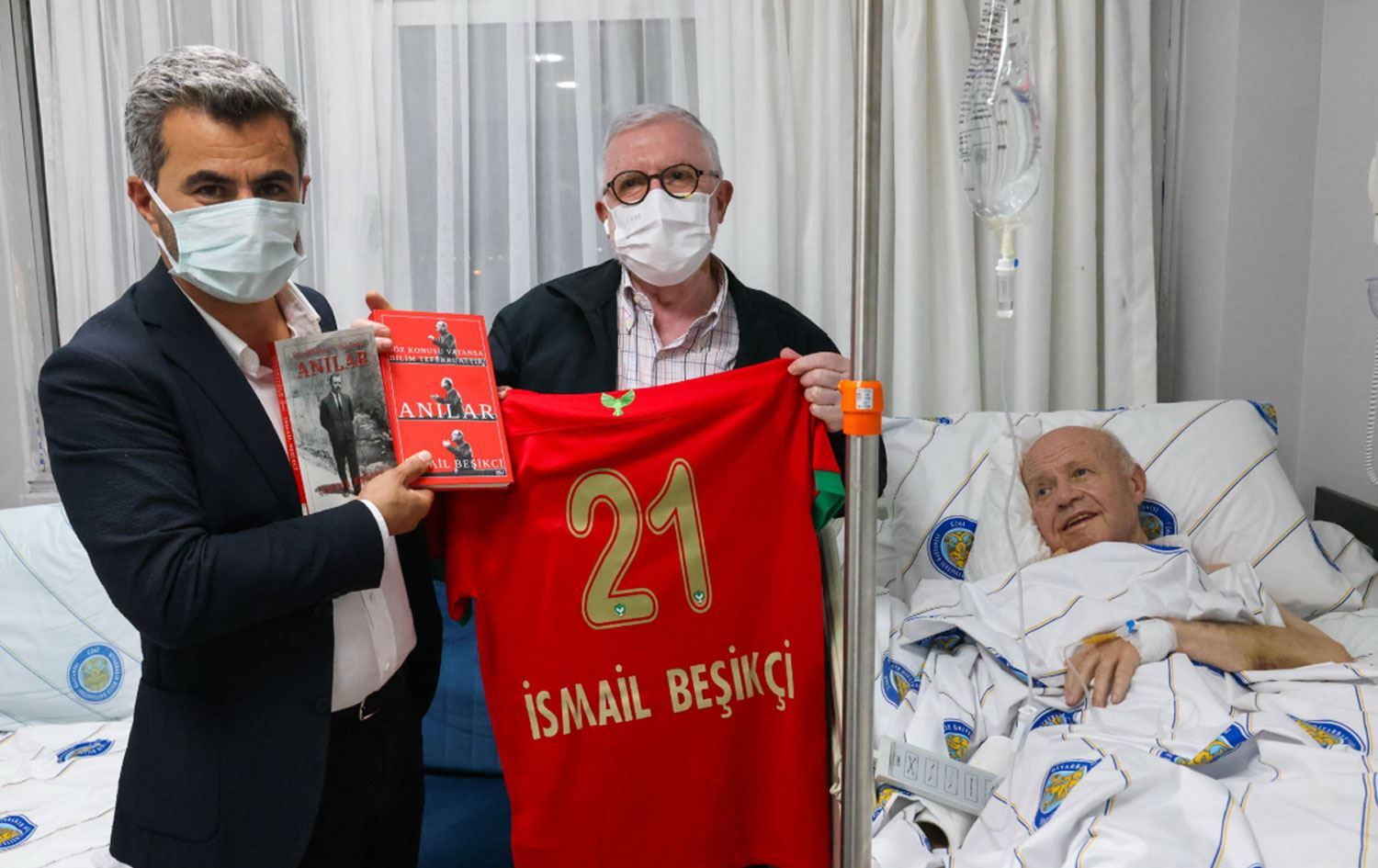 Serokê nû yê Amedsporê çû serdana Îsmaîl Beşîkçî / Wêne: Amedspor