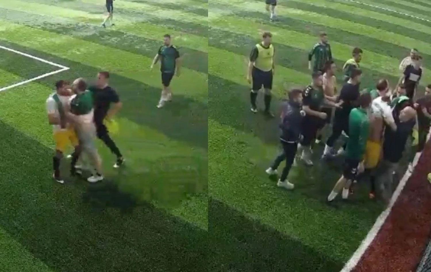 Dîmenên bûyerê / Wêne: Kameraya ewlehiyê ya stadyumê