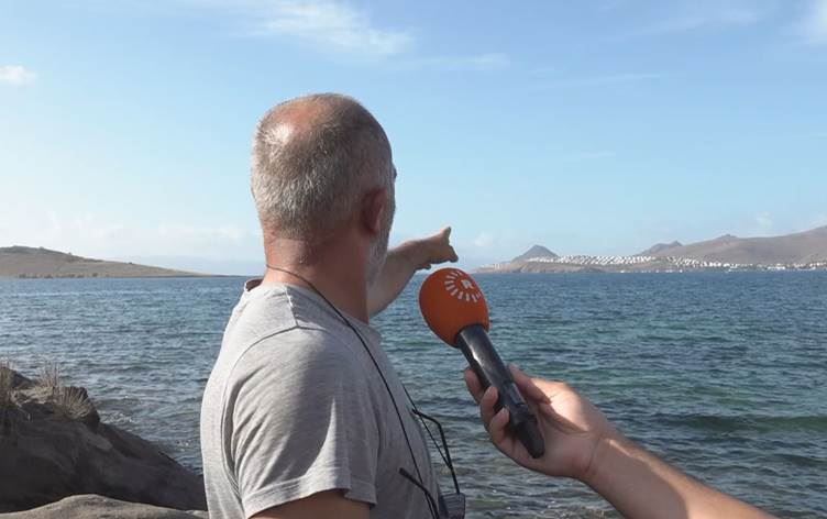 Bodrum açıklarında göçmen teknesi battı. / Foto: Rûdaw