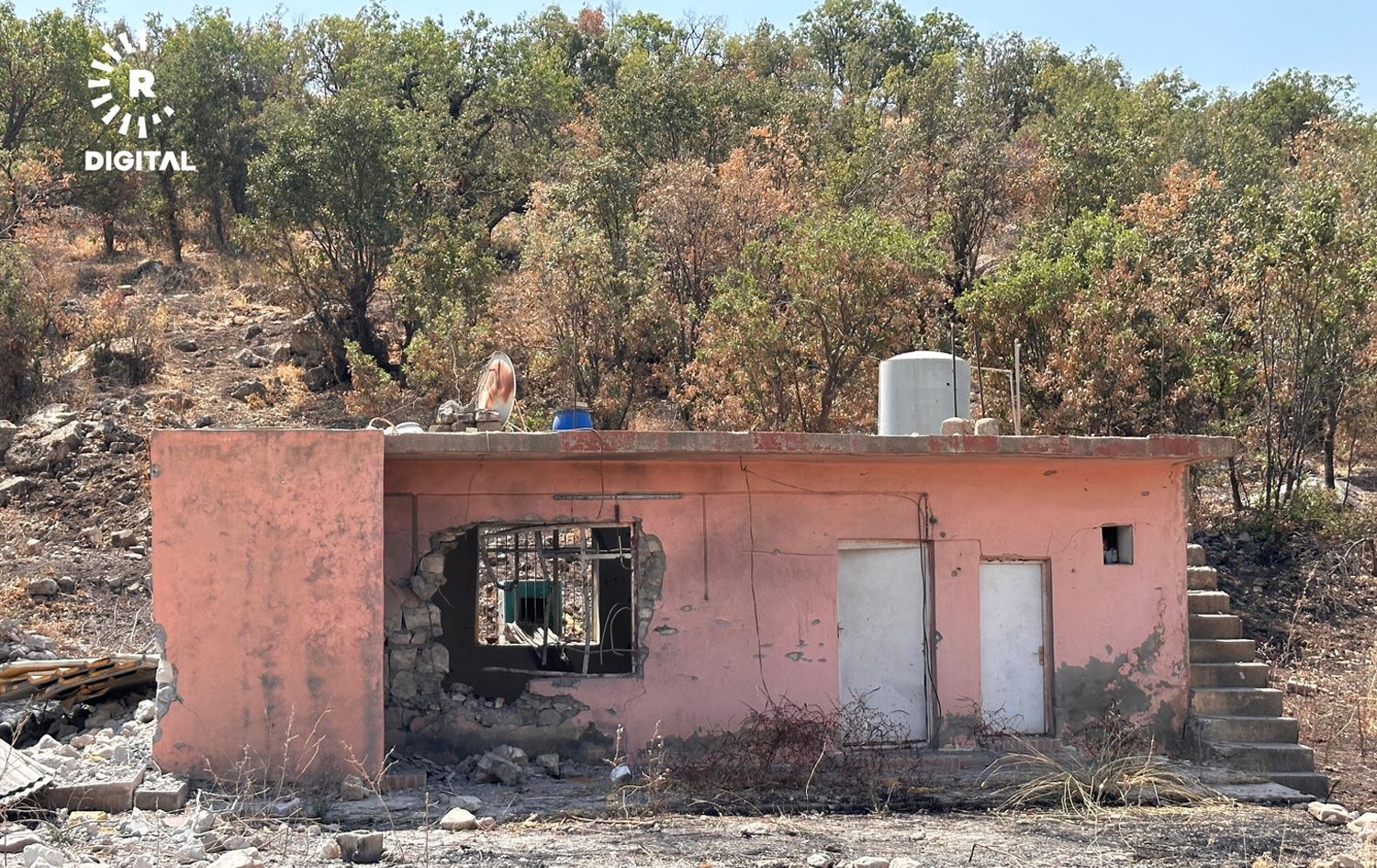 Maleke ku ji ber şer zerer dîtiye /Wêne: Rûdaw