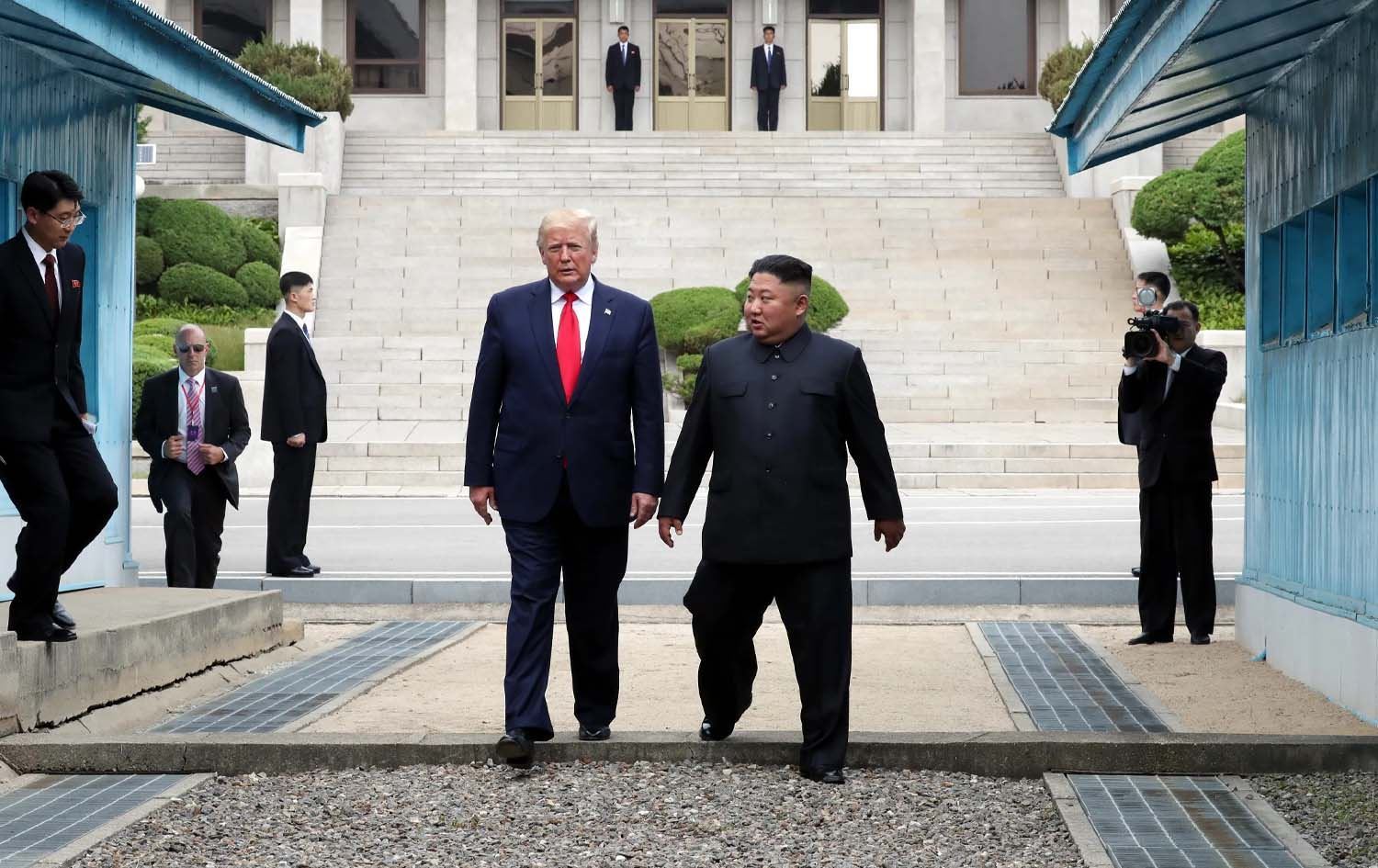 Donald Trump û Kim Jong Un