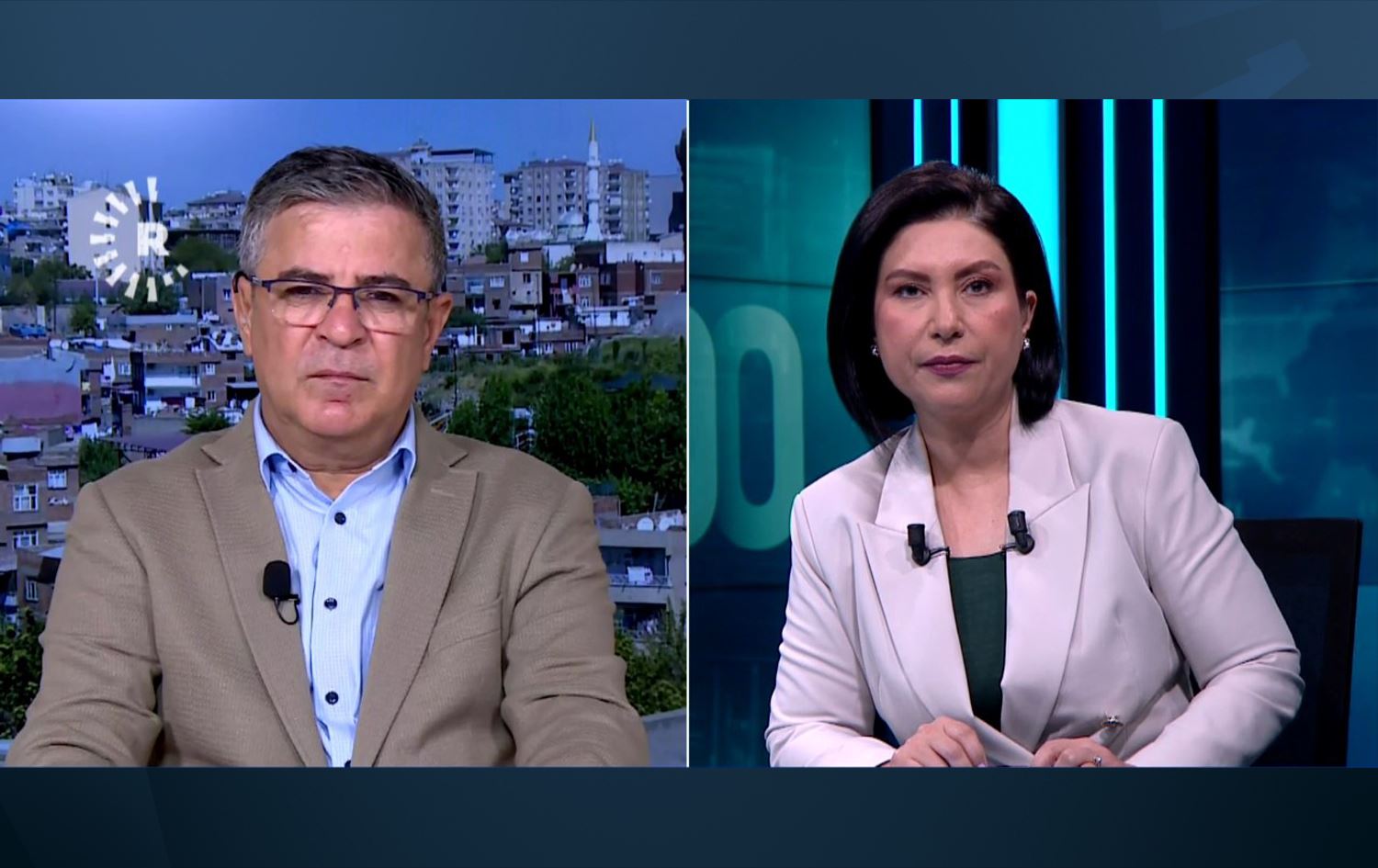 Abdulkadîr Guleç û Hêvîdar Zana /Wêne: Rûdaw