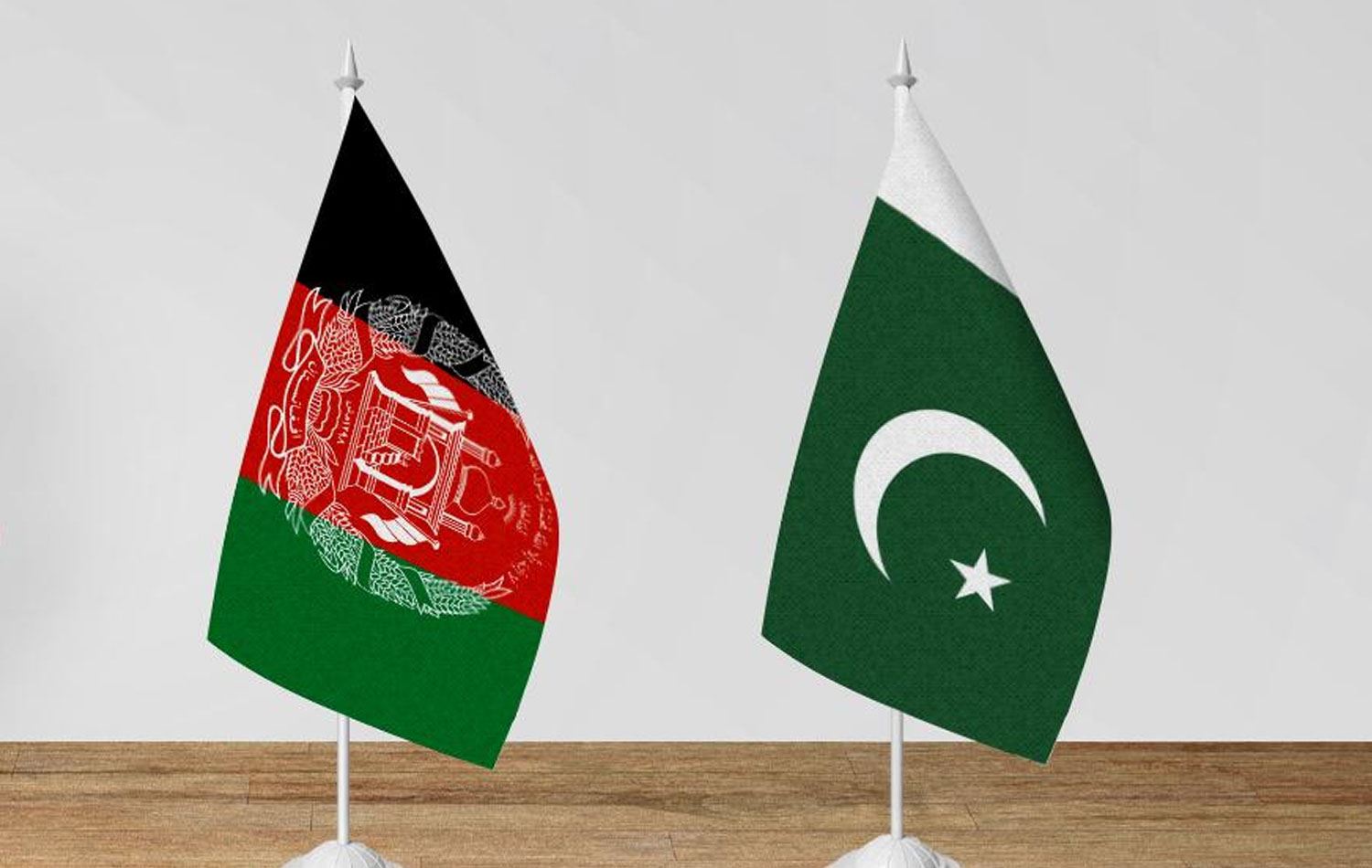 Afganistan (solda) ve Pakistan bayrakları. / Foto: Arşiv