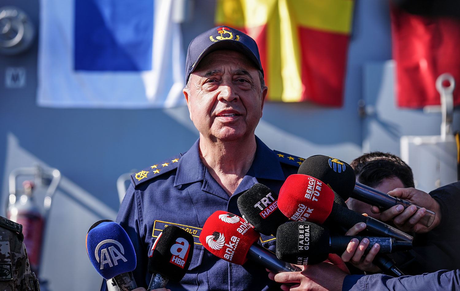 Deniz Kuvvetleri Komutanı Oramiral Ercüment Tatlıoğlu / AA 