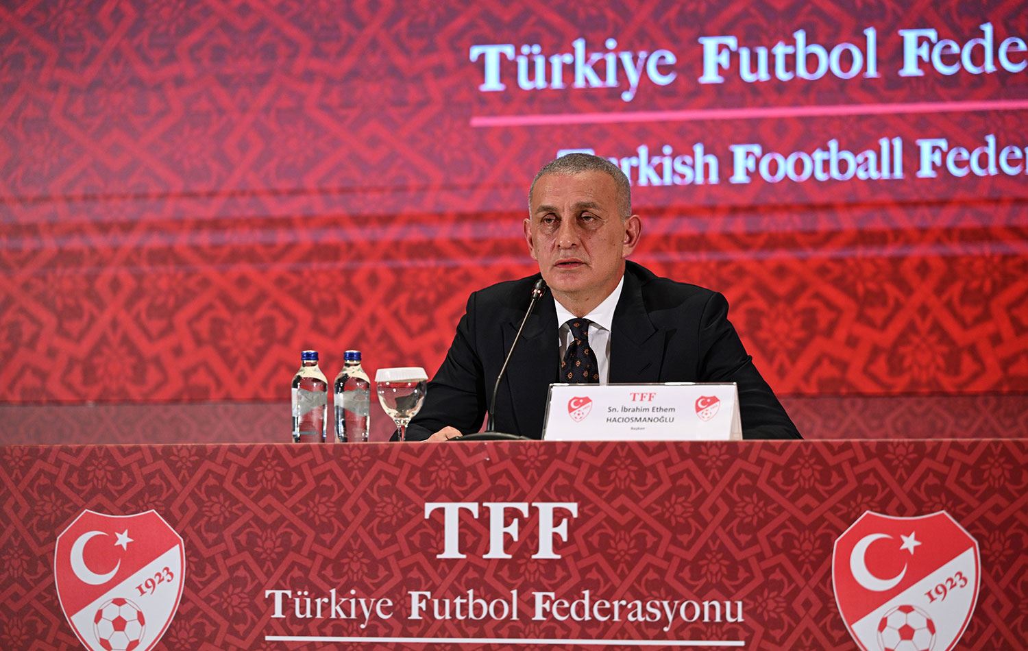 Türkiye Futbol Federasyonu Başkanı İbrahim Hacıosmanoğlu / AA