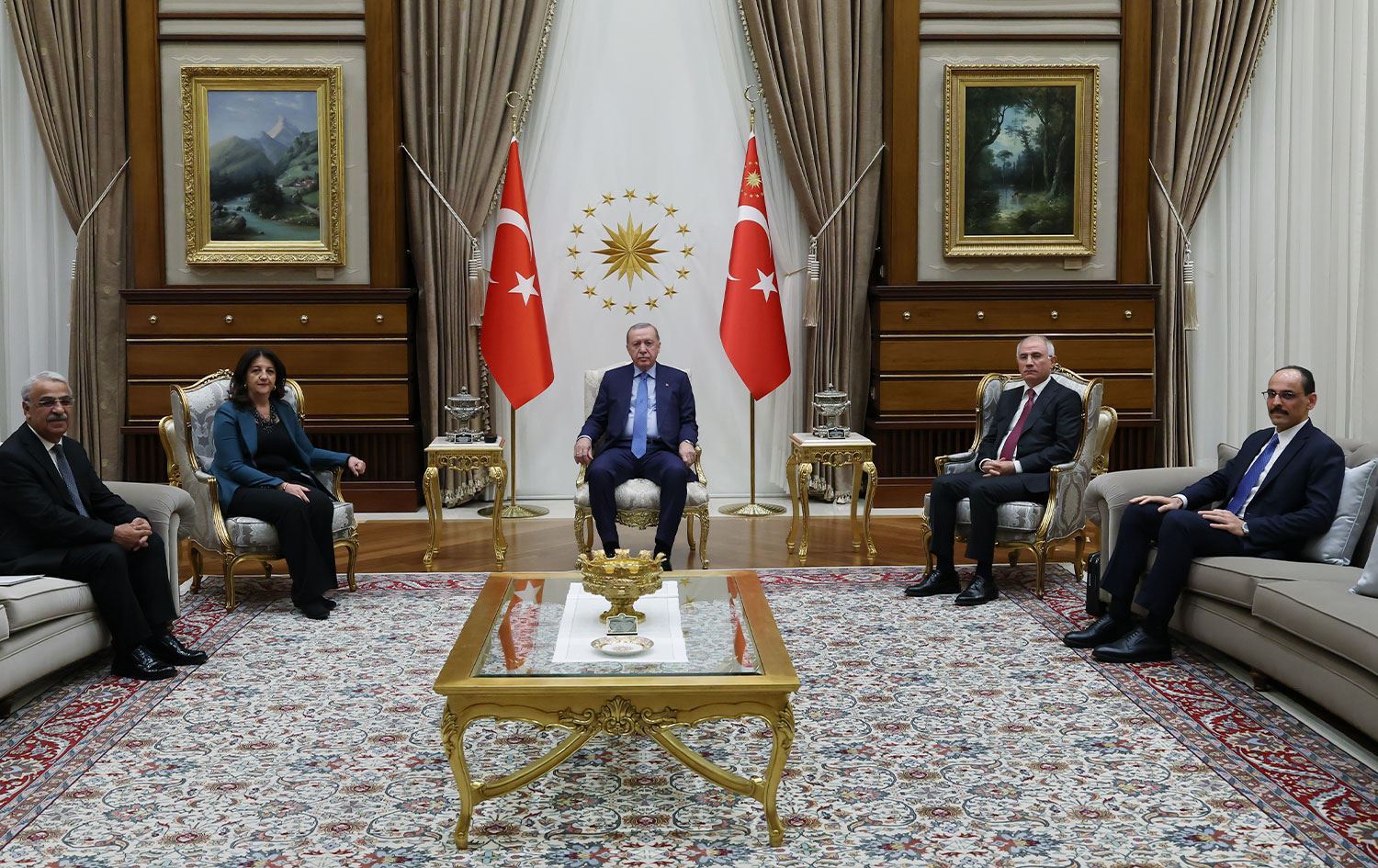 Civîna Erdogan û Heyeta Îmraîlê /Wêne: AA