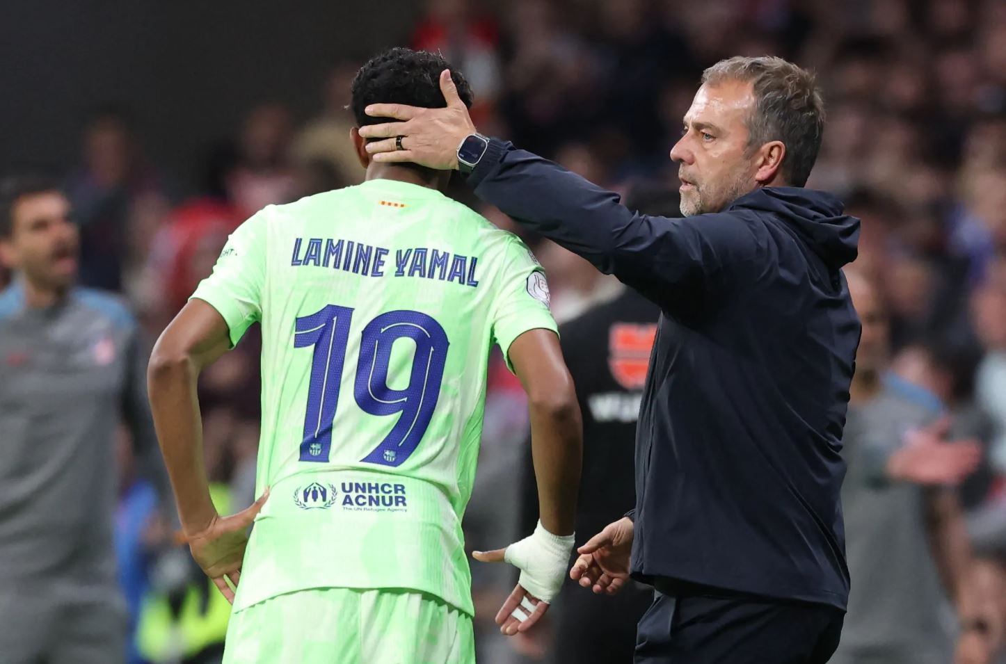 هانزی فلیک و لامین یامال