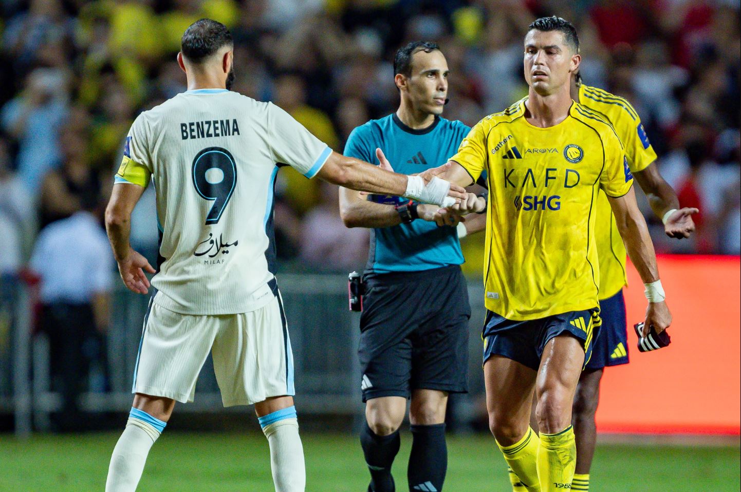 کەریم بنزیما و کریستیانۆ رۆناڵدۆ