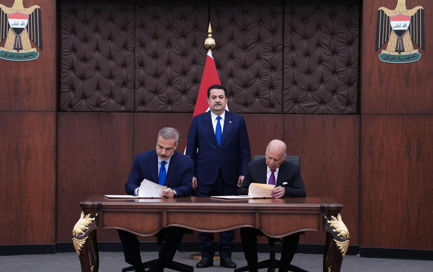 Iraq, Turkey sign key water deal, touch on PKK peace process