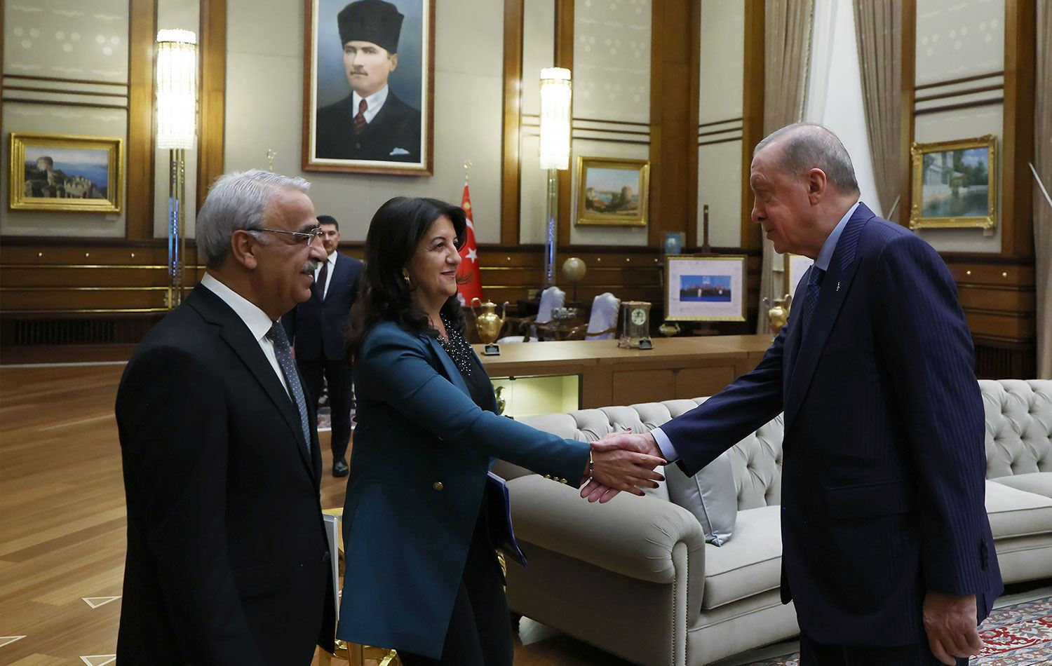 İmralı heyeti Erdoğan ile görüşmüştü / AA