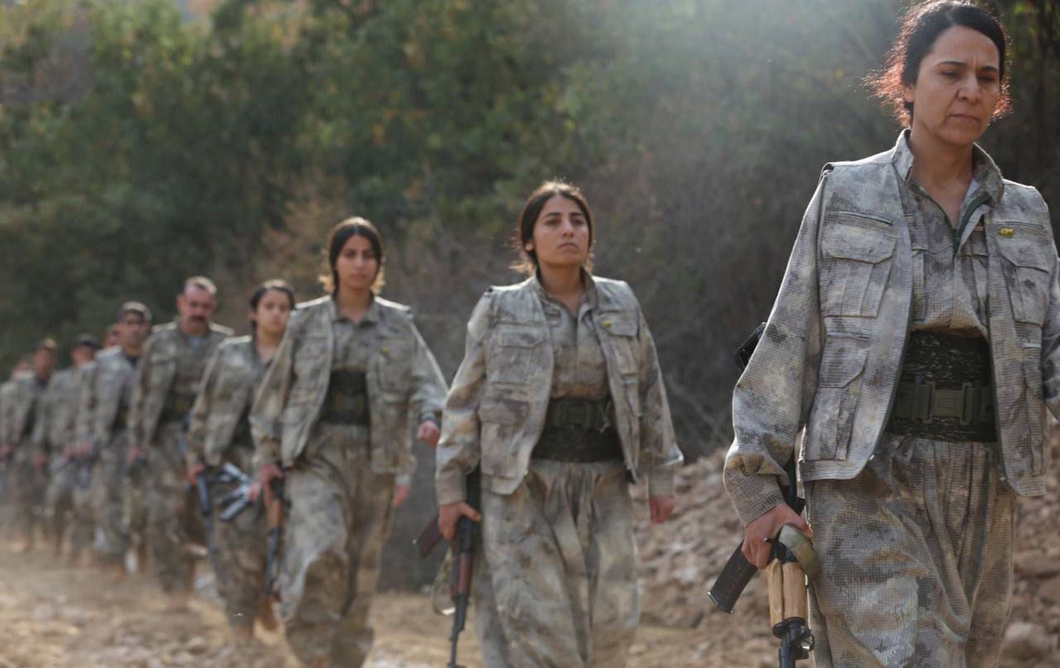 Beşeke gerîlayên PKKyê yên vekişiyane\ Wêne: Arşîv