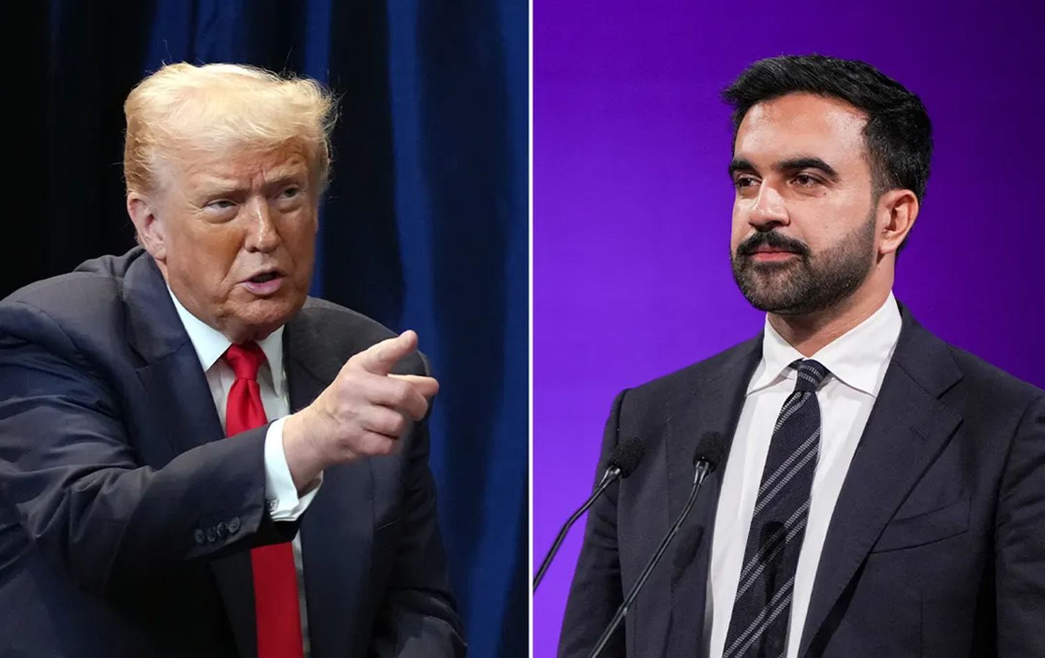 Donald Trump û Zohran Kwame Mamdani / Wêne: Arşîv