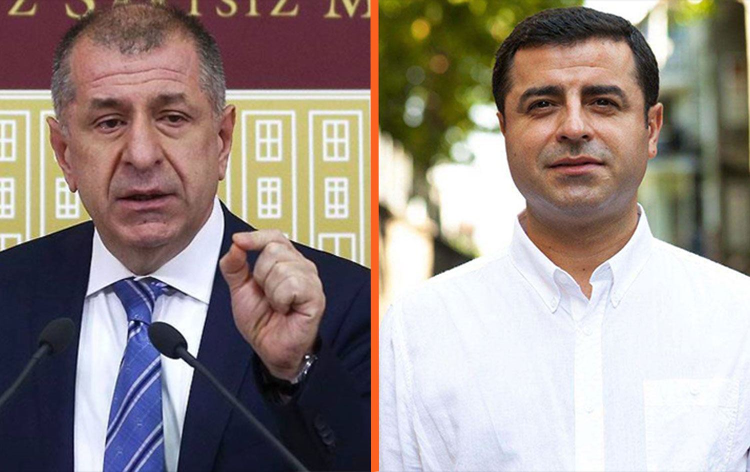 Umît Ozdag û Selahattîn Demîrtaş / Wêne: Rûdaw Grafîk