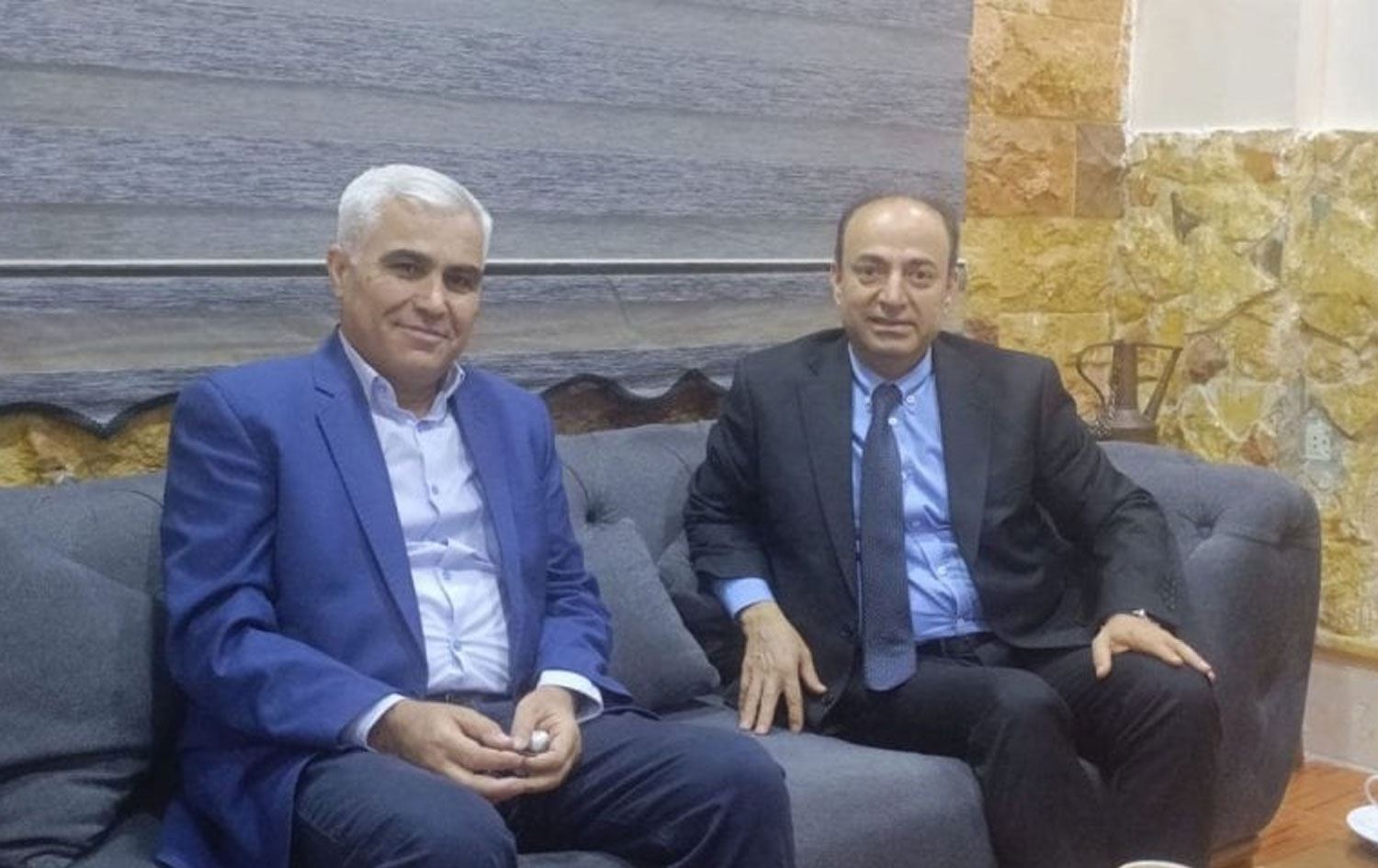 Osman Baydemîr li Rojavayê Kurdistanê ye / Wêne: ANHA