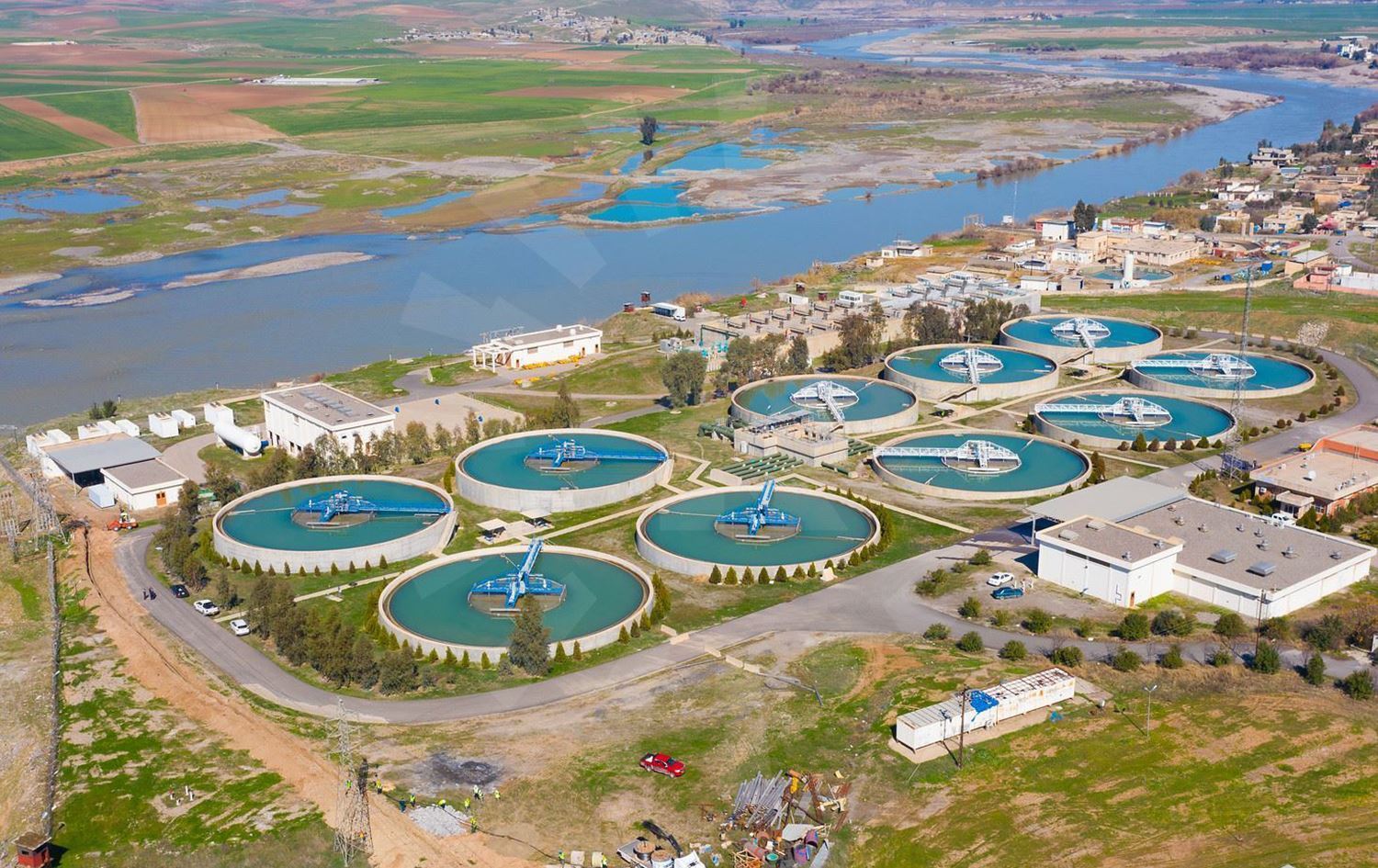 The Erbil Rapid Water Emergency Project. Photo: Rudaw