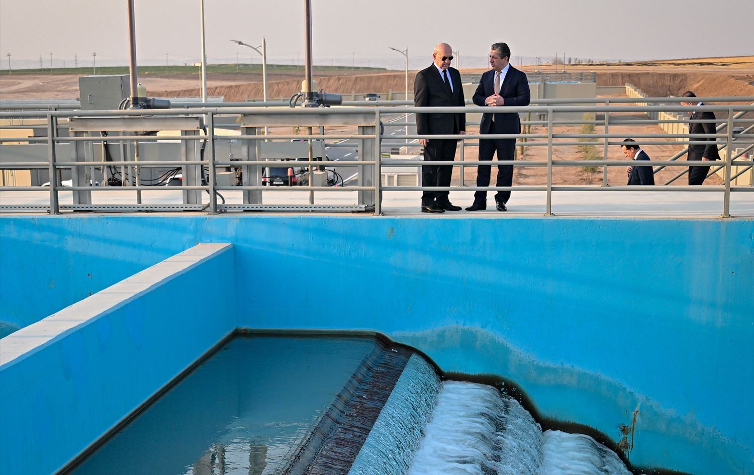 Başbakan Mesrur Barzani, Erbil Su İkmal Projesi’nin ikinci hattının açılışını gerçekleştirdi