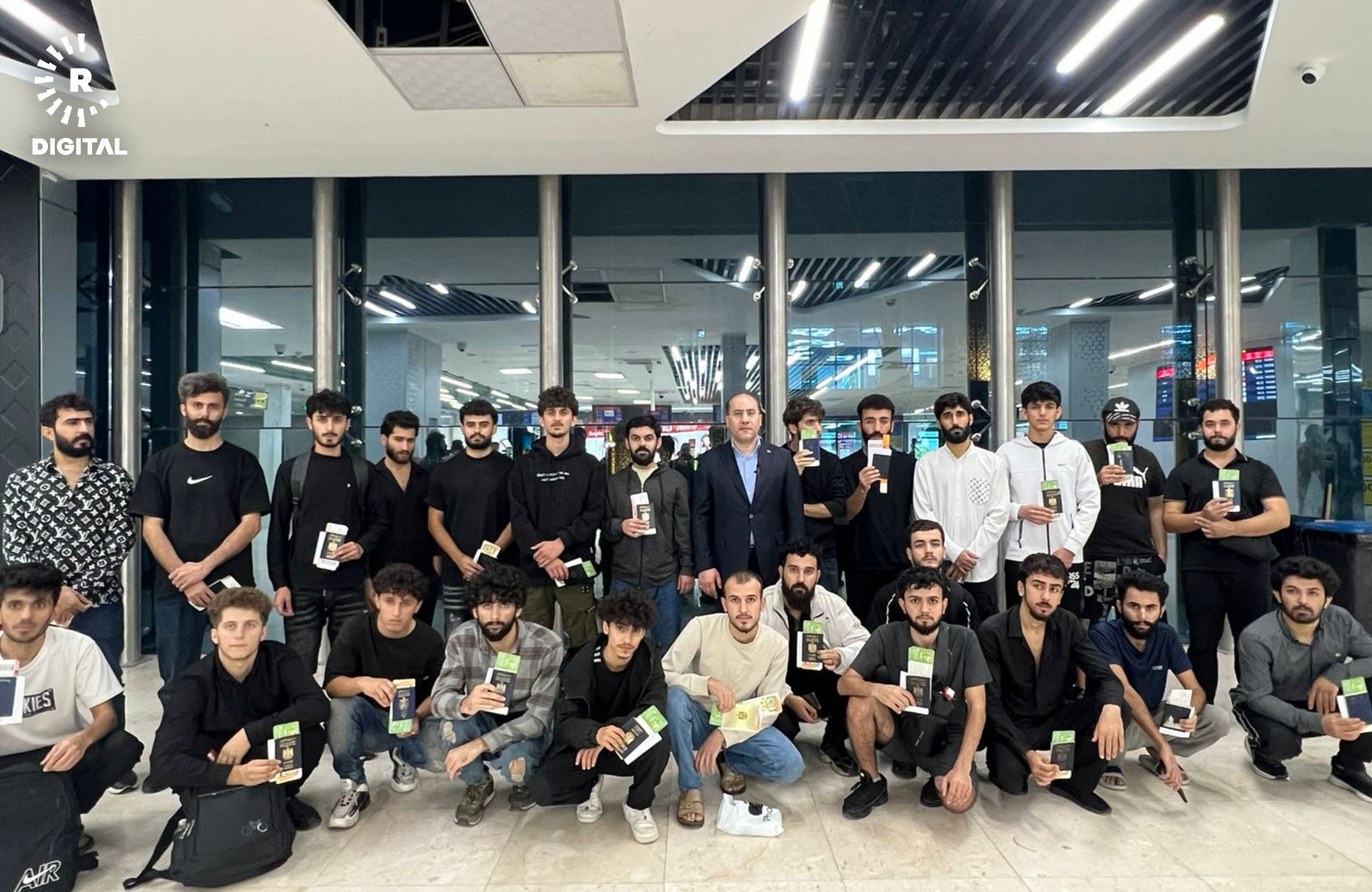 Ciwanên Kurd ên ku ji Lîbyayê hatin vegerandin / Wêne: Rûdaw