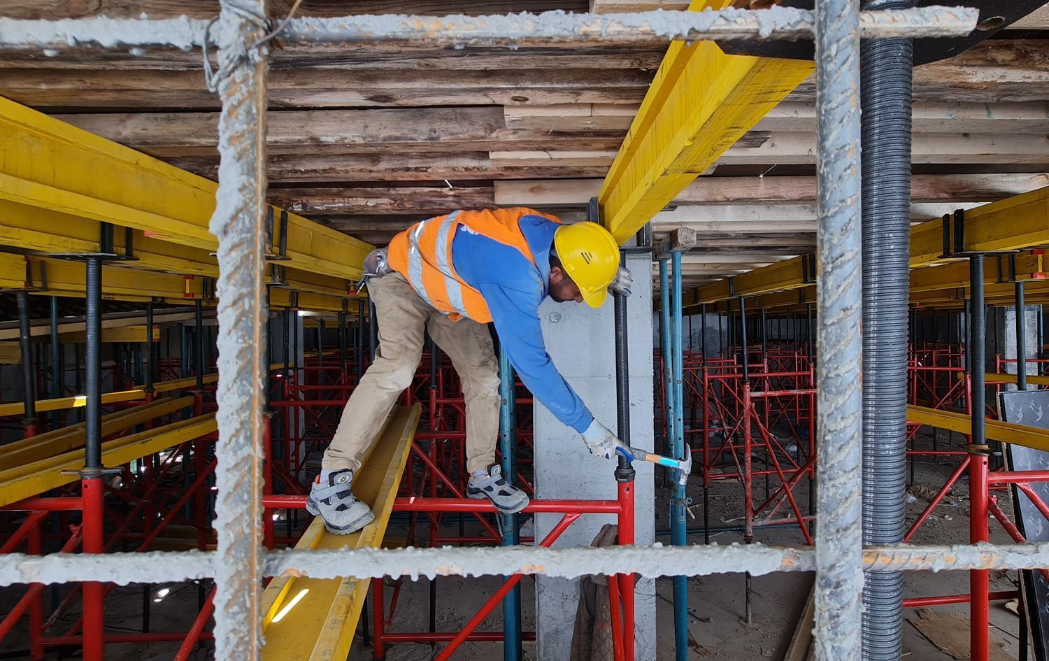 Karkerekî li ser kar / Wêne: Rûdaw